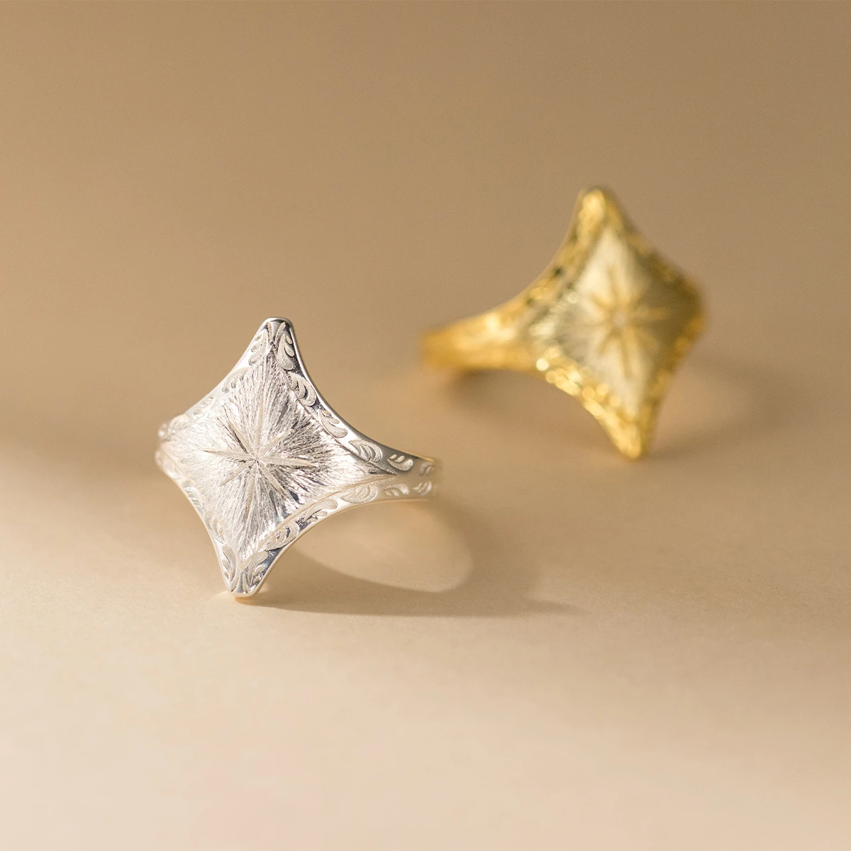 Joyer&iacute;a personalizada de la foto Anillo de plata de ley S925 Regalos para mujer Joyer&iacute;a fina